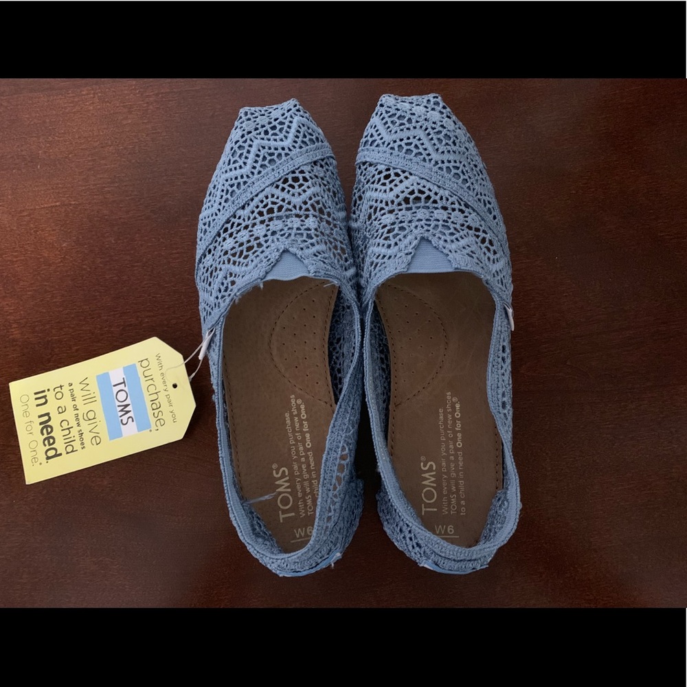 Toms Classics Denim Crochet